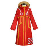 Egghead Arc One Piece Ruffy Kostüm Halloween Karneval Outfits